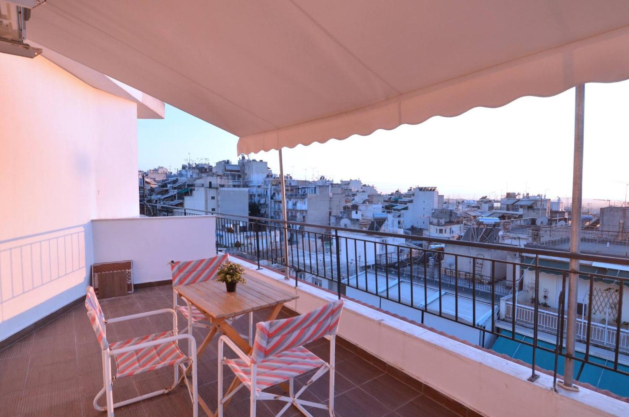 A Minimal Retire At Kypseli With An Amazing View Apartment Athens Exterior photo